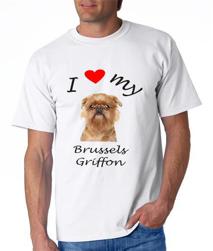Dogs - Brussels Griffon Picture on a Mens Shirt